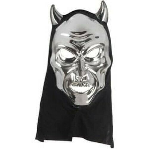 Silver Devil Mask - Use It For Dress Up - Halloween - Cosplay! - Devil Mask