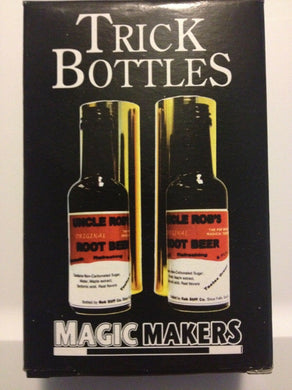 Trick bottles - mini bottles turn upside down and then right side up!