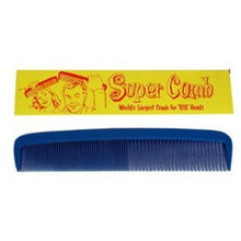 Load image into Gallery viewer, Super Comb - USA Made - A Big Comb For That Person With The Big Head!  Great gag!
