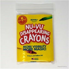 Load image into Gallery viewer, NU-VU Disappearing Crayons - Great Magic for Children&#39;s Shows That Is Easy To Do
