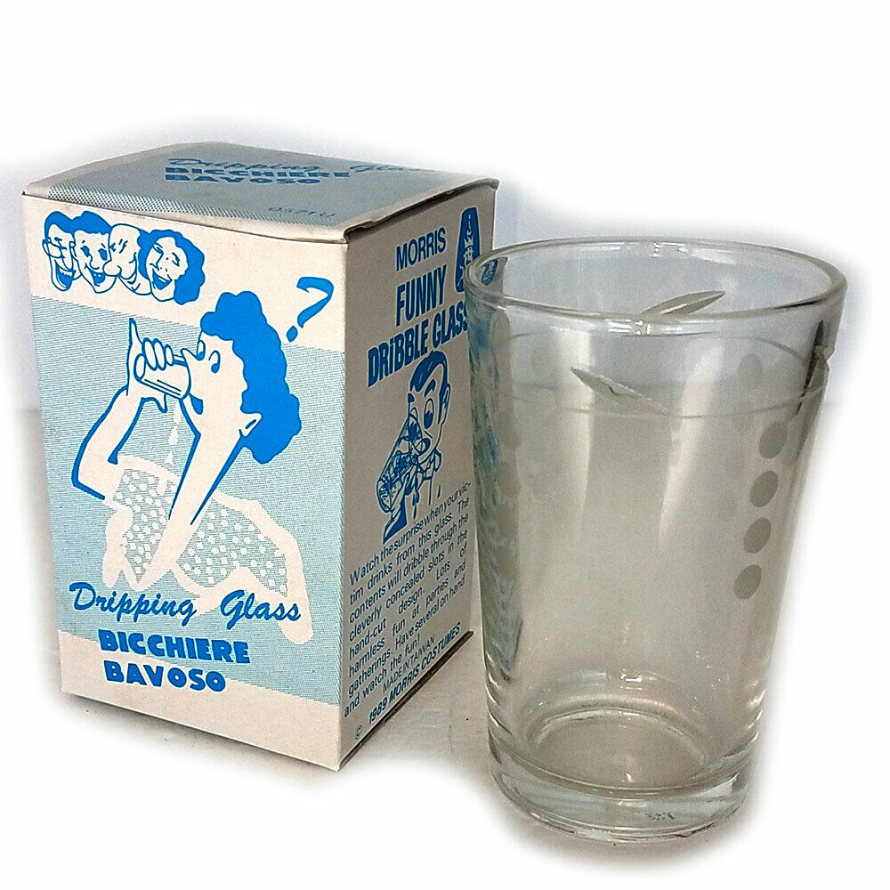 Dribble Glass - Offer to Your Friend For Crazy Fun! - Eight Ounce Dribble Glass