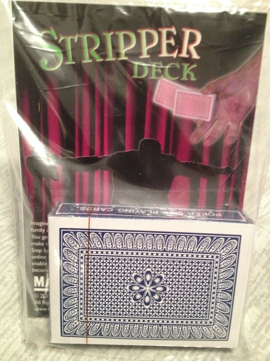 Stripper Deck of Playing Cards - Poker Size - As Seen On TV Card Magic