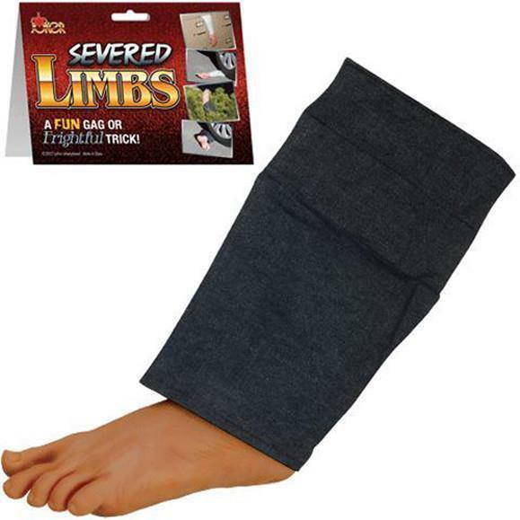 Ghastly Foot - Severed Limb - Surprise Foot - Halloween Prank That Looks Real!