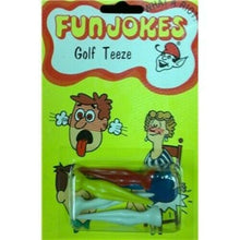 Load image into Gallery viewer, Golf Teeze - Five Colorful Nude Golf Tees - For Hours of Fun! - Golf Tease! Great gift!
