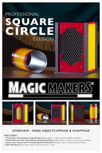 Load image into Gallery viewer, Professional Square Circle by Magic Makers - Very Well Made Professional Prop
