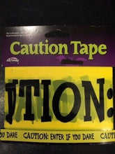 Load image into Gallery viewer, Caution:  Enter If You Dare Barricade Tape -Jokes,Gags- Halloween - 15 feet!
