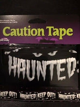 Load image into Gallery viewer, Haunted:  Keep Out Barricade Tape - Jokes,Gags- Halloween - 15 feet!
