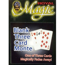 Load image into Gallery viewer, Blank Three Card Monte -  Great Beginner&#39;s Magic! - Blank 3 Card Monte
