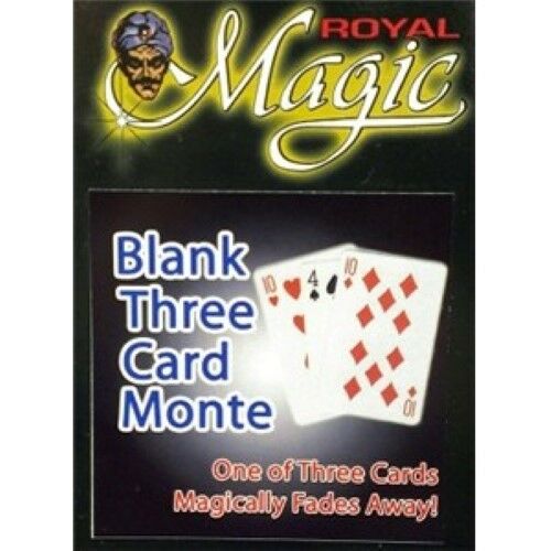 Blank Three Card Monte -  Great Beginner's Magic! - Blank 3 Card Monte