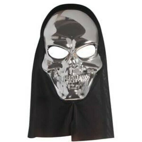 Silver Skeleton Mask - Use For Dress Up - Halloween - Cosplay! - Skeleton Mask