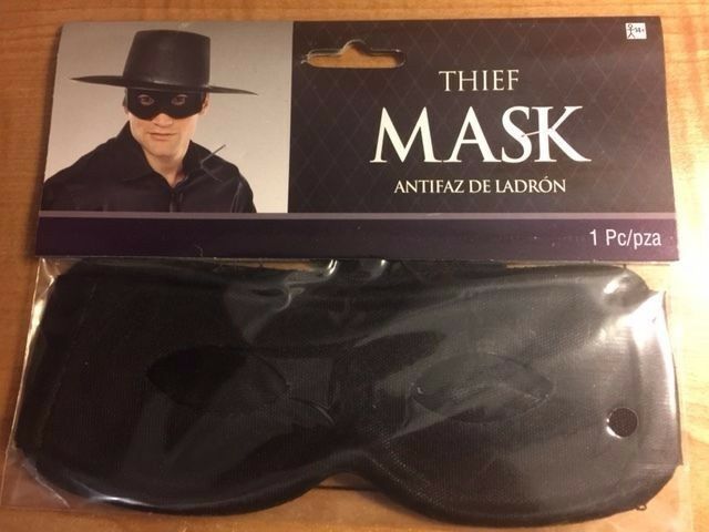 Thief Mask - Dress Up - Halloween - Cosplay - Your Choice