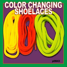 Load image into Gallery viewer, Color Changing Shoelaces - Great Children&#39;s Effect! - Color Changing Shoe Laces
