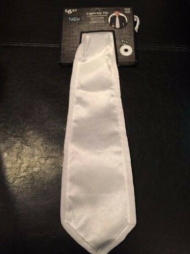 Light-Up Tie - Available in black or white - Lit-Up Tie