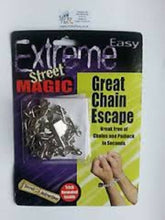 Load image into Gallery viewer, Extreme Street Magic:  Great Chain Escape - Break Free of Chains and Padlock!
