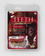 Load image into Gallery viewer, Werewolf - Fake Reusable Teeth - Great Theatrical Makeup Prop
