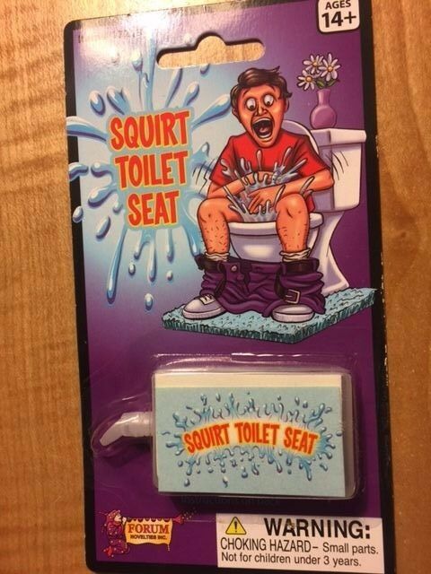 Squirt Toilet Seat - Place This Under Your Toilet Seat and Wait for the Screams!