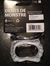 Load image into Gallery viewer, Monster Teeth - Fake Reusable Monster Teeth - Great Theatrical Makeup Prop
