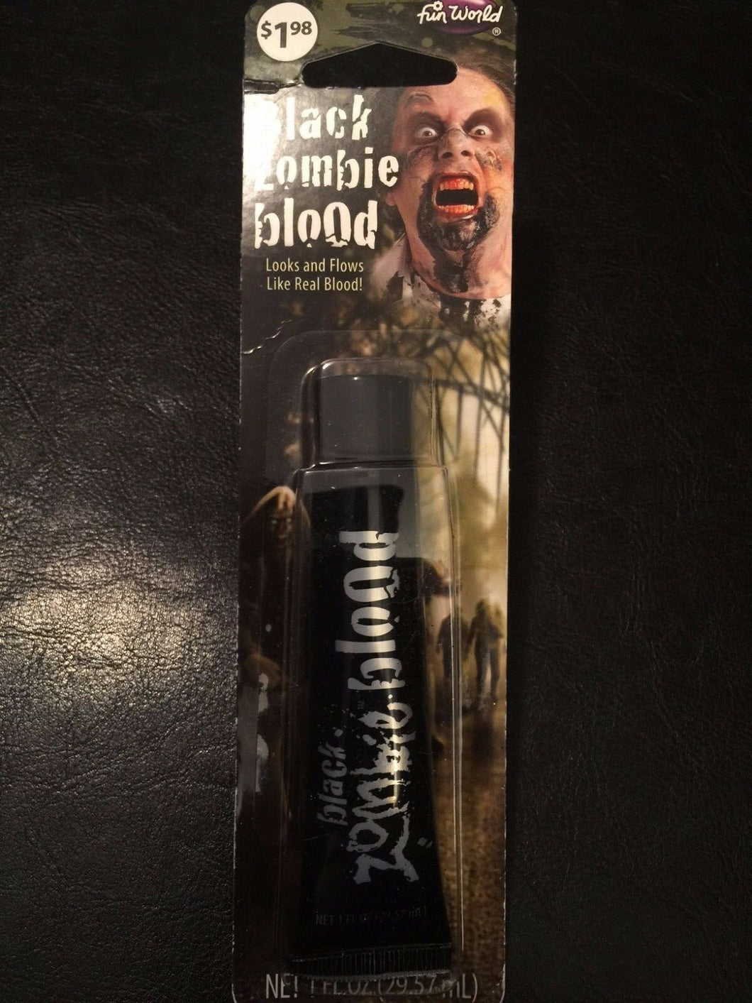 Zombie Black Blood - Halloween, Jokes, Gags - Black Zombie Blood in a Tube!