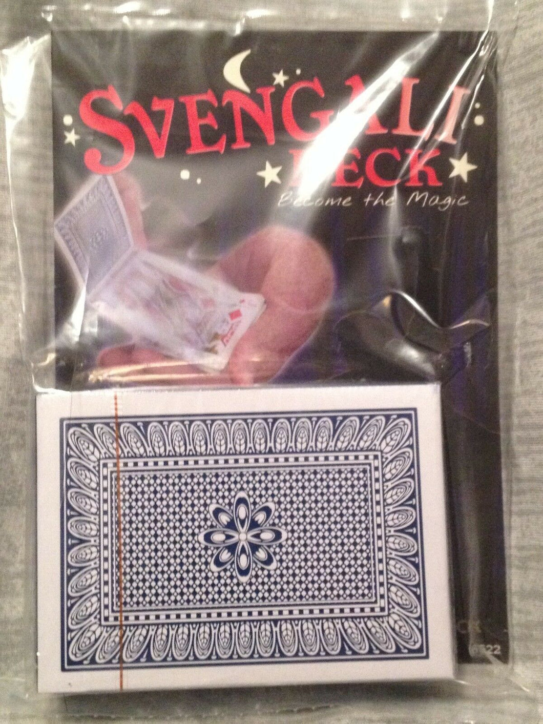 Svengali Magic Card Deck - Poker Size Red or Blue Playing Cards
