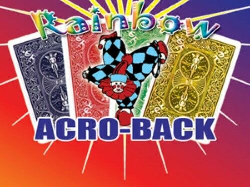 Rainbow Acroback Cards in Bicycle Card Stock! - Watch each card turn f ...