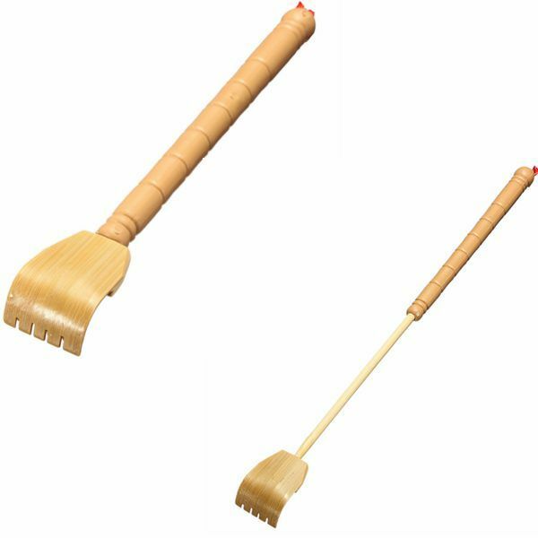 Portable Extendable Bamboo-Like Plastic Back Scratcher - Extends 12 Inches!