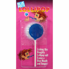 Load image into Gallery viewer, Blue Mouth Lollipop - Watch the Fun When You Offer This Candy To Your Victim!
