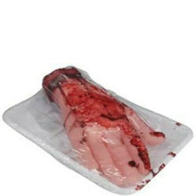 Load image into Gallery viewer, Bloody Hand in Butcher Tray - Halloween Prank That Looks Gross!
