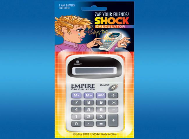 Shock Calculator - Jokes, Gags and Pranks - Shock Calculator is Very Shocking!