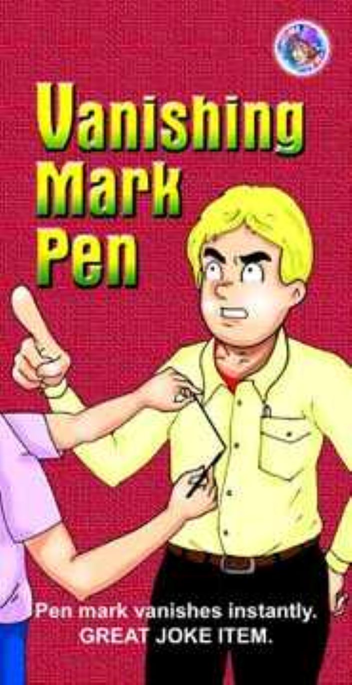 Felt Tip surprise! - Vanishing Mark Pen - Mark Drawn on Spectator's Shirt Vanishes Without A Trace!