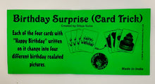 Load image into Gallery viewer, Birthday Surprise Card Packet Trick - Great Birthday Theme For Parties!
