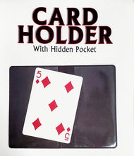 Load image into Gallery viewer, Card Holder With Hidden Pocket - Hold Your Packet Card Tricks In Style!
