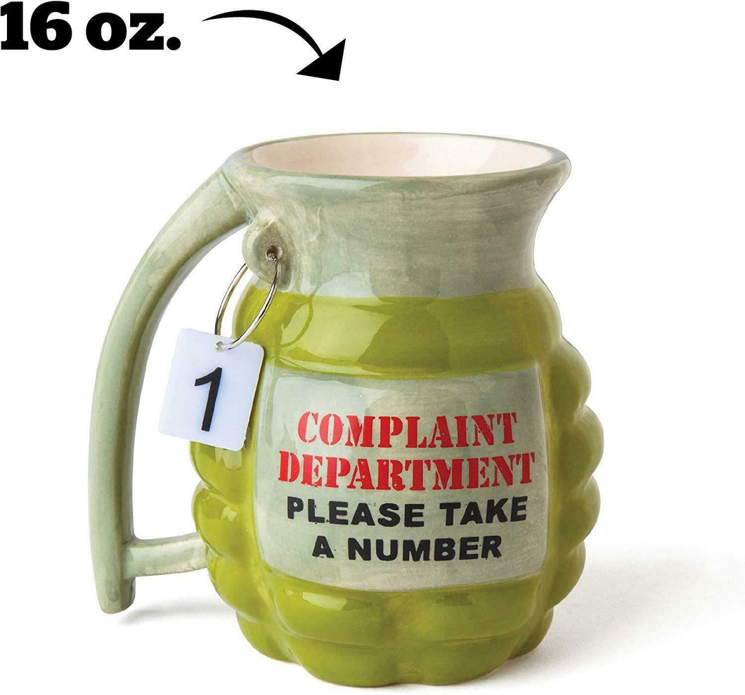 Complaint Department Mug - This Ceramic Mug Will Get Some Serious Attention!