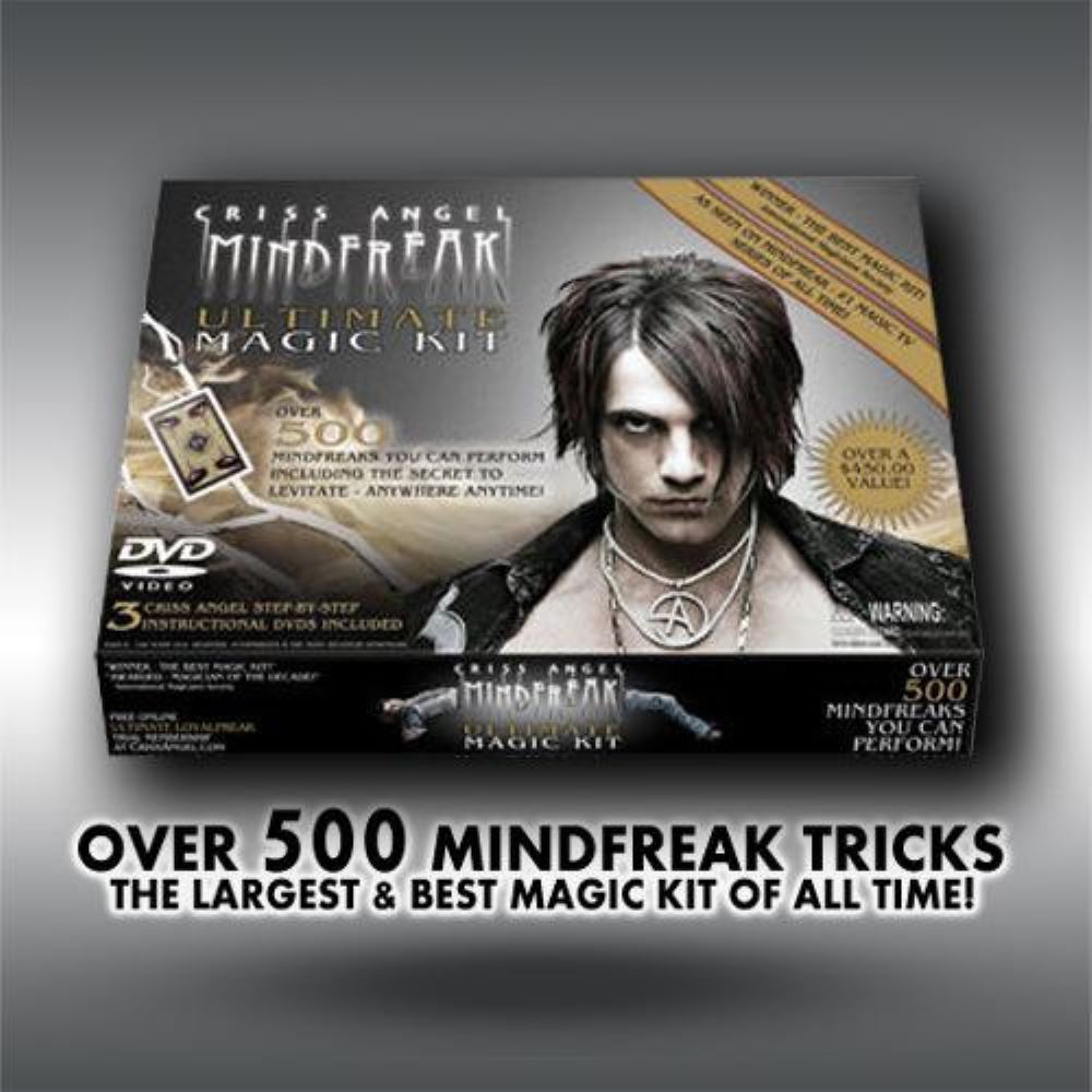 CRISS ANGEL'S ULTIMATE MAGIC KIT - Over 550 Mindfreaks You Can Perform!