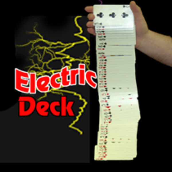 Electric Deck - Bridge Generic Card Back Design - Card Flourishes Made Easy!