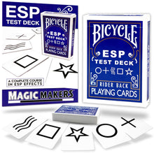 Load image into Gallery viewer, Bicycle ESP Test Deck Playing Cards with Complete Online Learning
