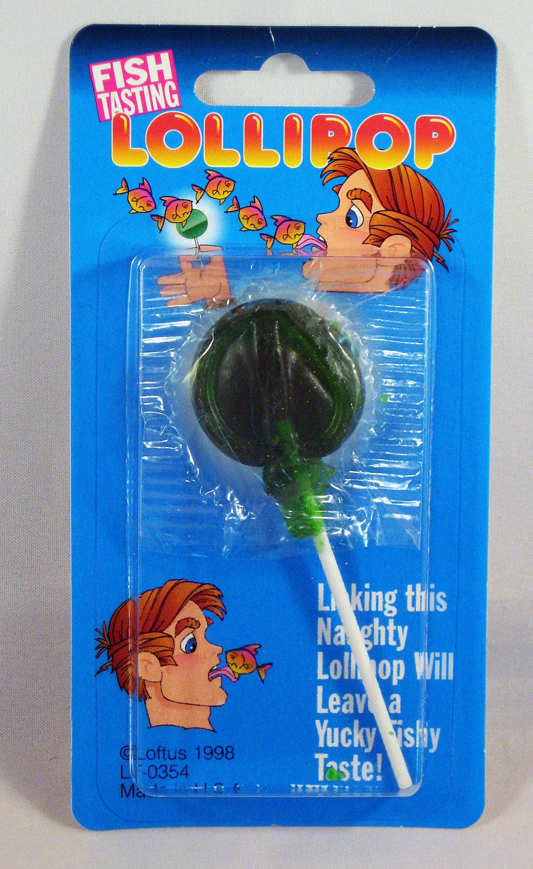 Fish Candy Lollipop - Watch the Fun When You Offer This Candy To Your Victim!