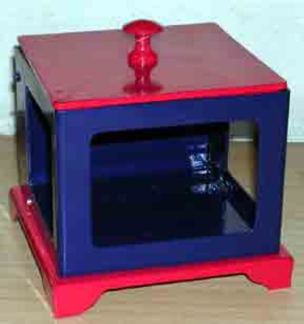 Flaming Silk or Ball Production Casket - Silks or Sponge Balls Magically Appears!