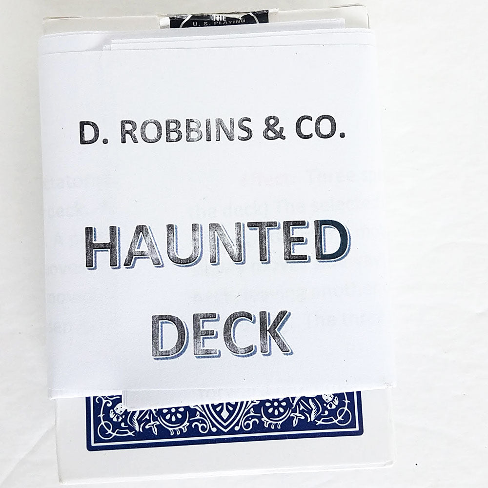 Haunted Deck, The - Three Selected Cards Mysteriously Cut Themselves From Deck!