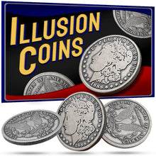 Load image into Gallery viewer, Illusion Coins - Coins Seem To Appear, Disappear and Transport At Will! - Easy To Do!
