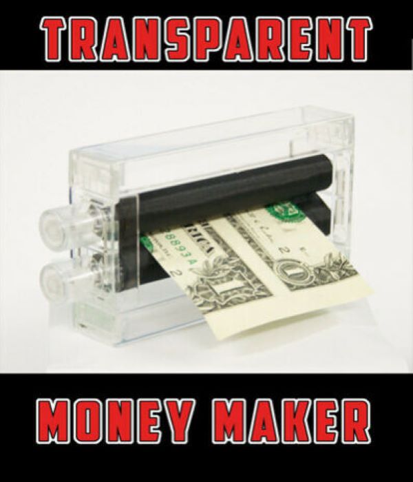 Money Maker - Magically Change Paper Into Real Money! - See Through Magic Trick!