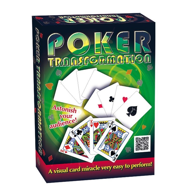 Poker Transformation - Bicycle Card Stock - Easy To Do Card Packet Trick