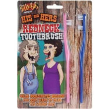 Load image into Gallery viewer, His and Hers Redneck Toothbrush - Pack of Two - What a Great gag!

