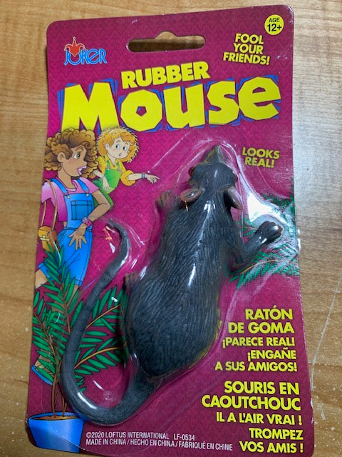 Rubber Mouse - Startle That Special Person With This Fake Mouse! - Very Lifelike