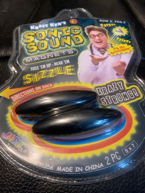 Sizzlers Noise Magnets - Sonic Sound Magnet - Joke, Gag, Prank - Singing Magnets