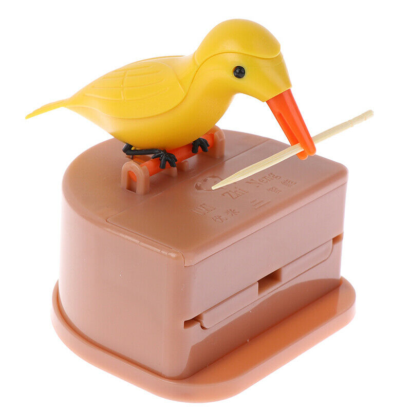 Small Bird Toothpick Dispenser - Includes Dispenser / Starter Pack of Toothpicks