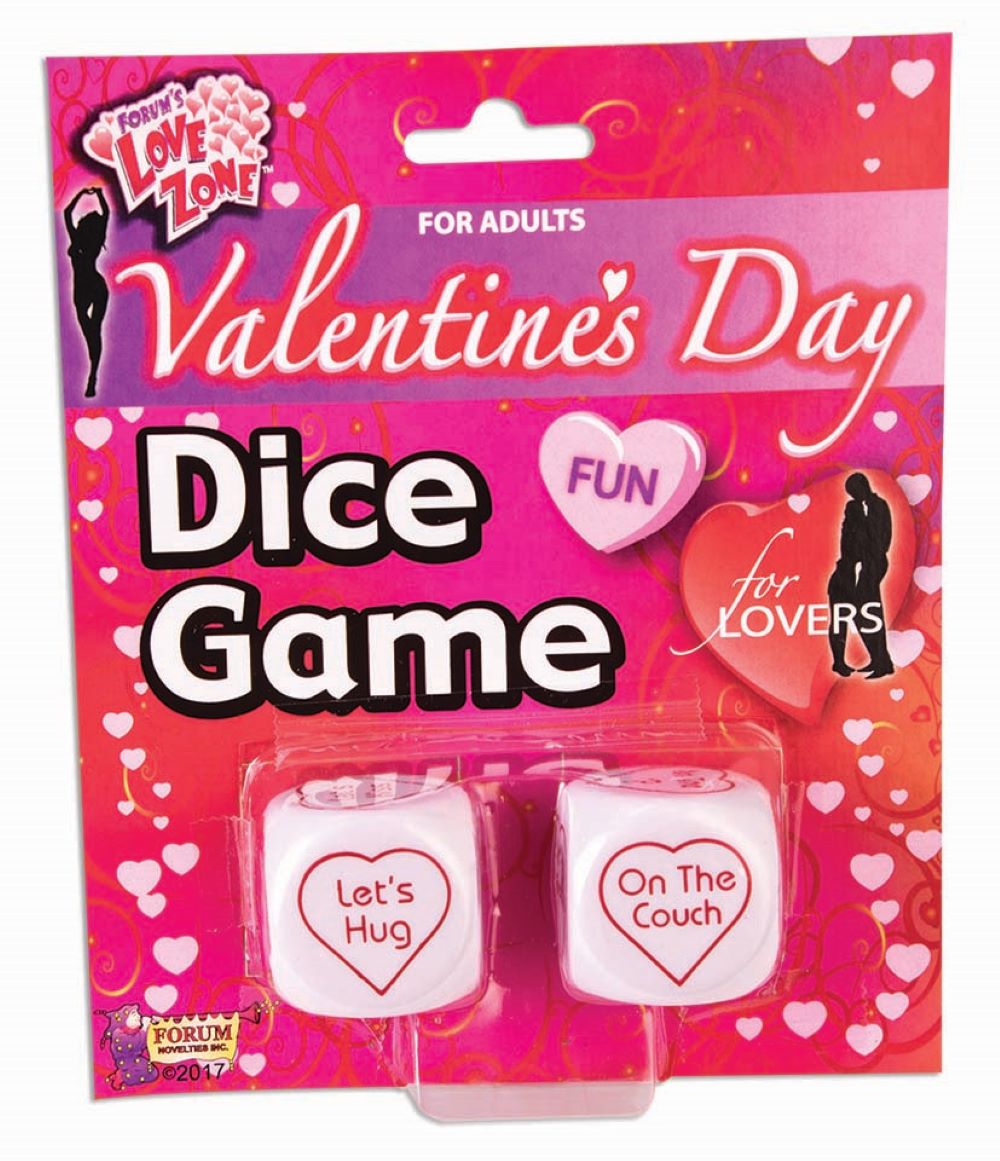 Valentines Day Dice Game - For Adults Only - Fun for Couples!